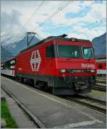 Die HGe 101 966-0 in ihrer schönen SBB-Brünig Bahn Lackierung.