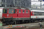 SBB 11159 steht abgestellt in Geneve-Cornavin am den 1.Tag des neuen Jahres 2020.