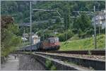 re-4-4-ii/867100/die-sbb-re-44-ii-11278 Die SBB Re 4/4 II 11278 (Re 420 278-4) ist mit einem Güterzug bei Villeneuve unterwegs. 

15. Juli 2024