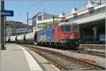 re-6-6/858995/die-sbb-re-66-11639-re Die SBB Re 6/6 11639 (Re 620 039-8) wartet in Lausanne mit dem 'Spagethizug' auf die Weiterfarht. 

11. Juni 2024 