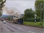 Das Berner Dampftram G 3/3 12 von BERNMOBIL historique ist bei der Blonay Chamby Bahn zu Besuch.