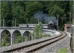 Das  Festival Suisse de la vapeur  (Schweizer Dampffestival 2025) Die Brücke über die Baye de Clarens ist saniert und die HG 3/4 N° der Blonay Chamby Bahn auf dem Weg mit ihrem Dampfzug von Blonay nach Chaulin überquert die Brücke weiterhin mit einer Geschwindigkeit von nur 10 km/h. 

8. Juni 2025
