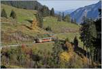 Bahnen der Jungfrau Region/645167/der-blm-be-44-31-lisi Der BLM Be 4/4 31 'Lisi' x SNB/OJB auf dem Weg nach Mürren bei Winteregg.
16. Okt. 2018