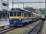 Bahnen der Jungfrau Region/855602/der-bob-abeh-44-113-wartet Der BOB ABeh 4/4 113 wartet mit seinem Regionalzug nach Lauterbrunnen in Interlaken Ost auf die Abfahrt.
23. Juli 2024