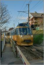 MOB GoldenPass-Panoramique Express bei Chernex.
17.02.2014
