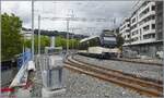 Der CEV MVR ABeh 2/6 erreicht Vevey.