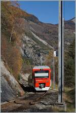 Ein TMR Region Alps RABe 525 NINA ist kurz nach Sembracher auf dem Weg nach Orsière.