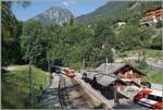 Der TMR BDeh 4/8 21 ist auf dem Weg von Vallorcine nach Martigny und konnte beim der Einfahrt in  Les Mar�cottes fotografiert werden.

11. Juli 2026