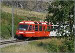 Der TMR BDeh 4/8 21 ist zwischen Salvan und Les Mar�cottes auf dem Weg von Martigny nach Vallorcine. 

11. Juli 2026