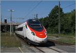 ETR 610/744734/der-sbb-etr-610-005-erreicht Der SBB ETR 610 005 erreicht als EC von Zürich nach München den Bahnhof von Bregenz. 

14. August 2021