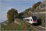 Der SBB RABE 523 027 auf der Fahrt von Vevey nach Palézieux verschwindet im 20 Meter langen Salanfe Tunnel.


24. Nov. 2019