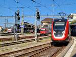 rabe-502-twindexx/860008/ein-sbb-rabe-502-als-ir15 Ein SBB RABe 502  als IR15 nach Luzern in Lausanne.
28. August  2024 