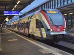 Der LEX RABe 522 223 wartet in Genève auf die Abfahrt  nach Annemasse.