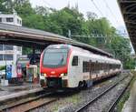 Für die  Train des Vignes  Züge der Strecke Vevey - Puidoux werden fallweise SBB Domino oder SBB Flirts eingesetzt.