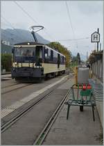 Die MOB GDe 4/4  Interlaken  in Blonay.