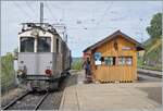 Les chemins de fer disparus - Die verschwundenen Bahnen (LLB 1915 - 1967) Der Leuk Leukerbad Bahn (LLB) Triebwagen mit der Anschrift ABFe 2/4 N° 10 der Blonay Chamby Bahn ist besorgte auch eine