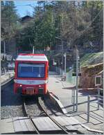 In Les Marecottes begegnet der TMR Beh 4/8 72 (mein Standort) dem TMR Beh 4/8 71, der als Leerfahrt in Richtung Chatelard unterwegs ist. 

9. April 2026