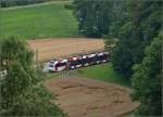 Triebwagen der Frauenfeld-Wil-Bahn ABe 4/8 bei L�dem.