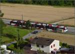 Triebwagen der Frauenfeld-Wil-Bahn ABe 4/8 bei L�dem.