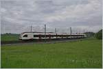 Der SBB RABe 522 206 erreicht als RE 18168 von Biel/Bienne kommend Meroux TGV.