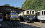 Autour de la voie ferrée / Rund um die eiserne Bahn (Herbstevent 2024) - Da bei Thema rund ums Gleis die Dieseltraktion (für Bauzüge) nicht fehlen darf, war die MOB Gm 4/4 2004 bei der