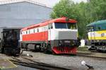BR 749/672523/t478-1008-steht-am-13-mai-2012 T478-1008 steht am 13 Mai 2012 ins Eisenbahnmuseum von Luzna u Rakovnika.