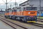AWT 753 724 ist am 4 Juni 2016 das Ende einer AWT-Lokzug in Ostrava hl.n.