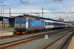 BR 362/691391/cd-362-109-steht-mit-ein CD 362 109 steht mit ein ALEX/Zapadny Express in Plzen am 22 Februar 2020.