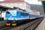 362 112 von Ceske Drahy im Bahnhof Decin hl.n. am 13.3.24