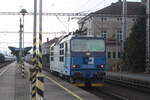 372 010 von CD Cargo bei der Einfahrt in den Bahnhof Decin hl.n.